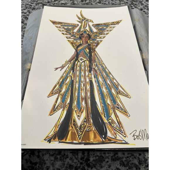 Barbie Bob Mackie Fantasy Goddess of the Americas Doll 2000 Limit Edition New - Picture 6 of 9